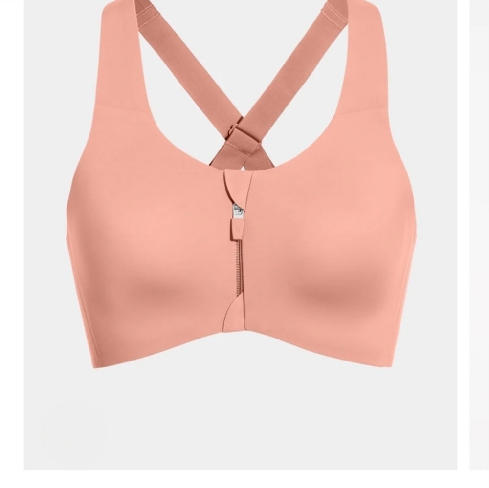 Knix Catalyst Bra Front Zip Pink Ginger Adjustable Size 2 36A - Picture 11 of 11
